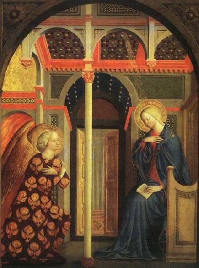 MASOLINO da Panicale The Annunciation, National Gallery of Art Germany oil painting art